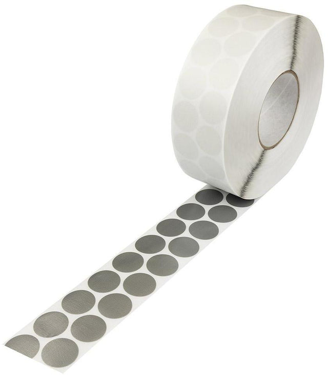 TRANSPAK Gewebeklebepunkte Ø 30 mm 2-reihig PE silberfarben 4000 St./Rolle