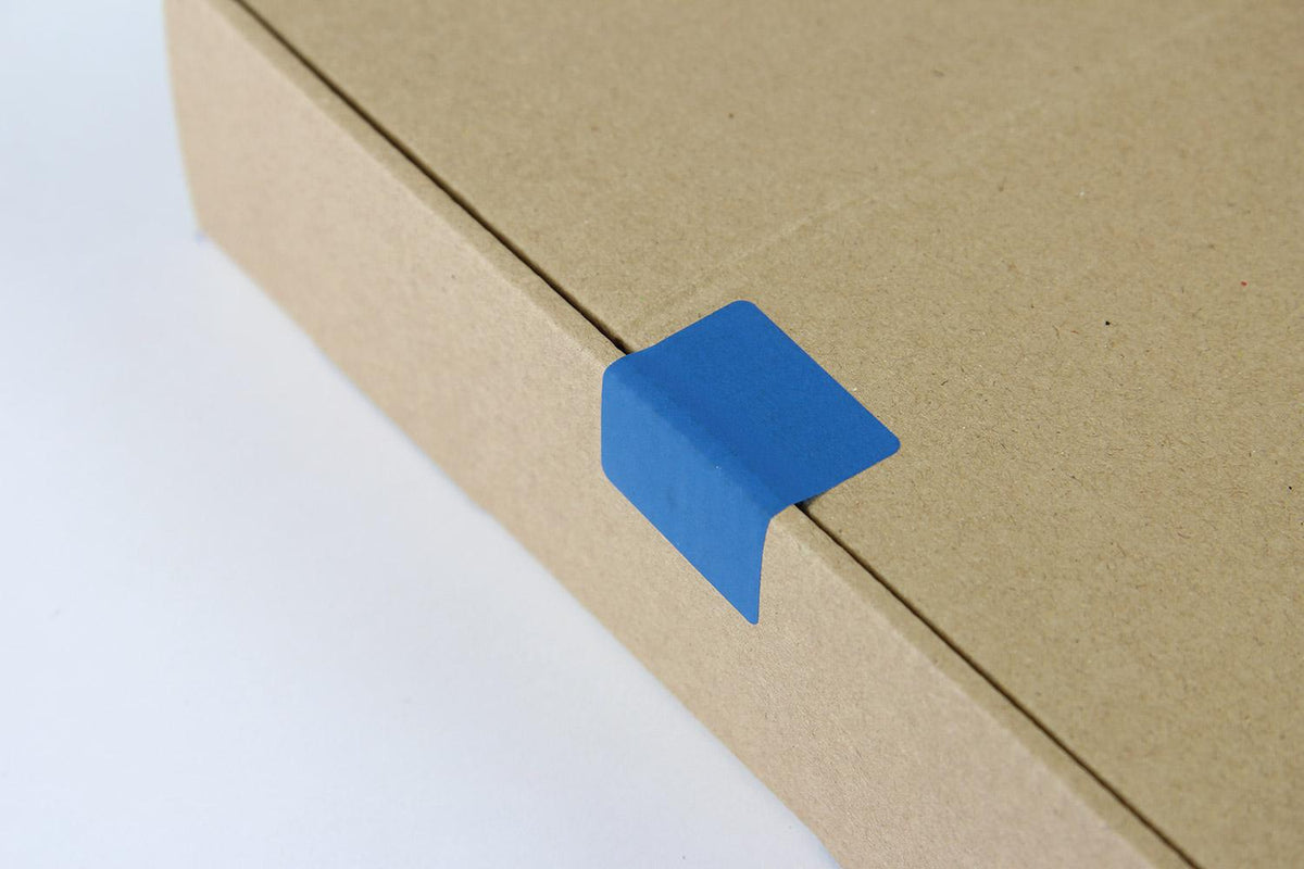 TRANSPAK Sicherheitsetiketten 38x32mm blau 500St./Rolle – SECURITY VOID