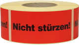 TRANSPAK Gefahrgut-Etiketten 100x100 mm Flammable Gas Kl. 2, 1.000 Stück