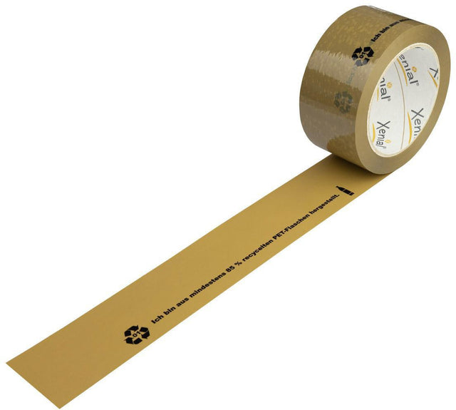 TRANSPAK Klebeband 50mm x 100m braun – aus 70% recyceltem PET, 36 Rollen