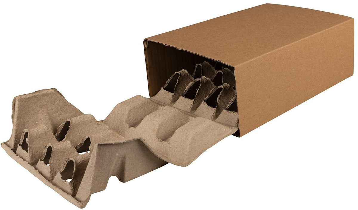 TRANSPAK Polsterbox L-BOXeco basic 300x200x100 mm mit 40 mm Noppen – 90 Stück