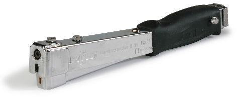 TRANSPAK Hammertacker R 11 für Heftklammern 6/8/10 mm – Ganzmetall mit Komfortgriff