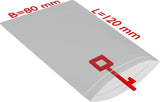 TRANSPAK Druckverschlussbeutel 100x100mm, 50µ PE transparent