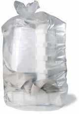 TRANSPAK Abfallsack Premium Größe L 500l transparent 80µm – 50 Stück