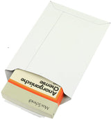 Versandtasche A5 175x250mm Vollpappe weiß von TRANSPAK – 100 Stück