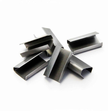 Metallverschlusshülse 13 mm verzinkt, innen aufgeraut von TRANSPAK – 1000 Stück