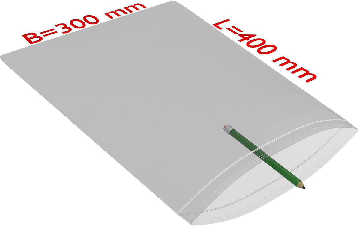 TRANSPAK Druckverschlussbeutel 100x100mm, 50µ PE transparent