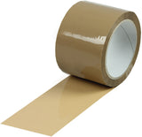 TRANSPAK Klebeband 50 mm x 66 m, 48 µm, leise abrollend, braun – 36 Rollen