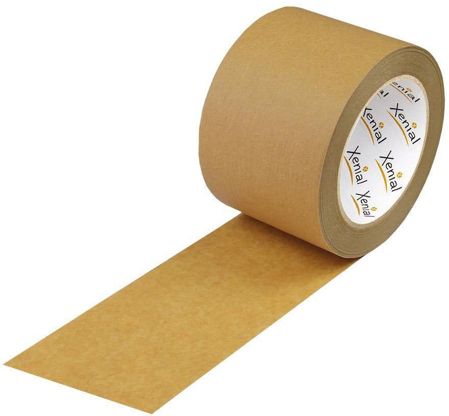 XENIAL Klebeband Papier braun 50 mm x 50 m – Umweltfreundlich, reißfest