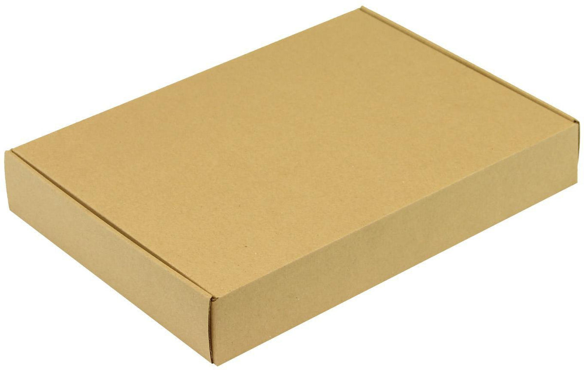 TRANSPAK Klappschachtel 1-wellig 250x180x43mm C5 braun Steckverschluss