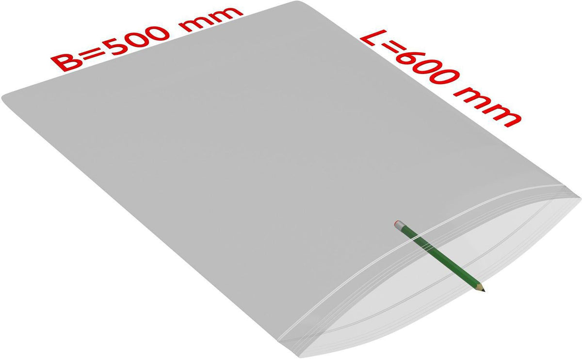 TRANSPAK Druckverschlussbeutel 100x100mm, 50µ PE transparent