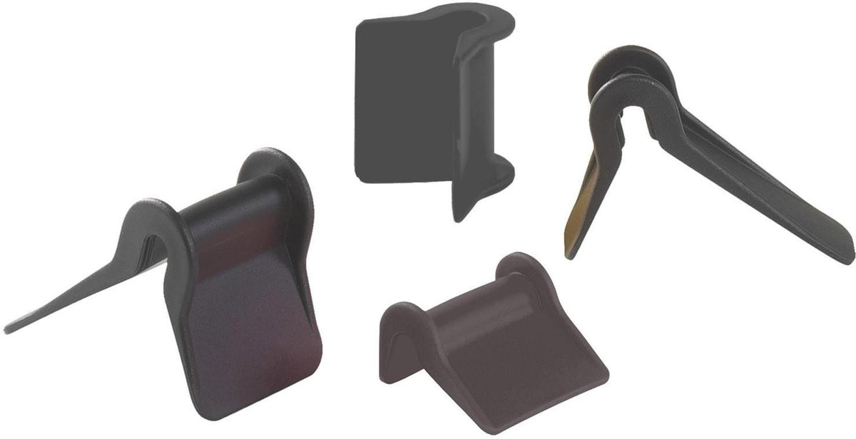 TRANSPAK Kantenschutzwinkel 34x90x25x45mm PE schwarz – 4er-Set für Stahlblechspundfässer