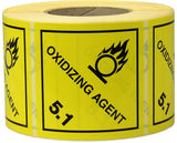 TRANSPAK Gefahrgut-Etiketten 100x100 mm Flammable Gas Kl. 2, 1.000 Stück