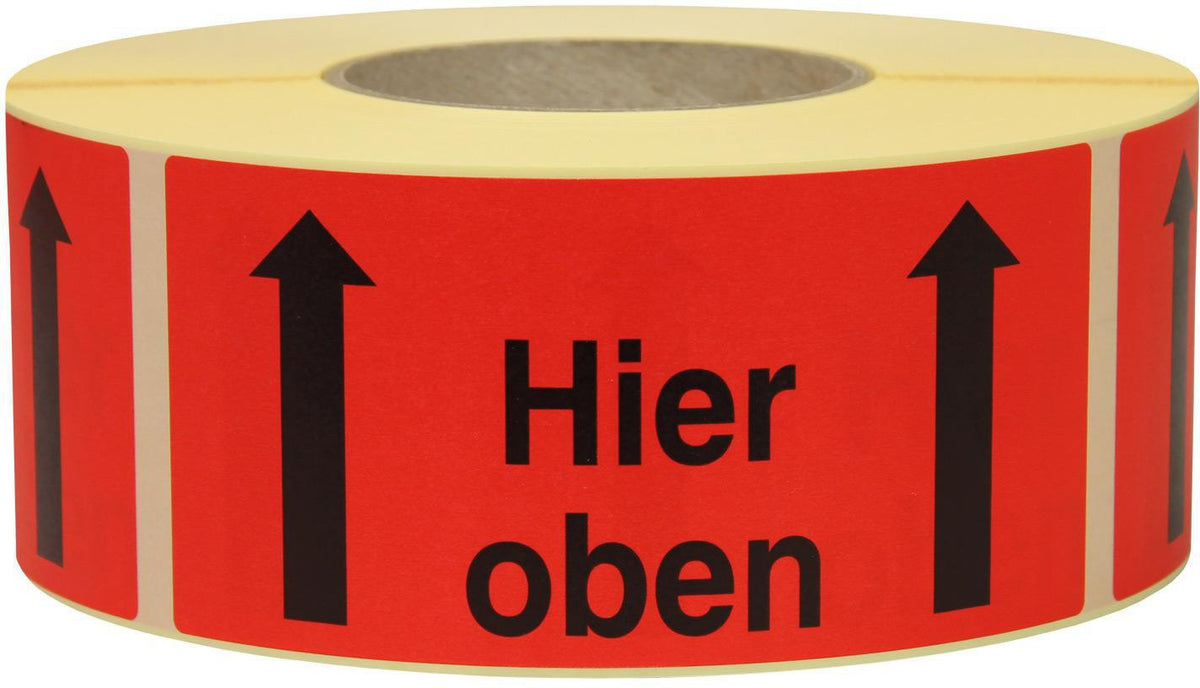 TRANSPAK Hinweisetikett Lieferschein innenliegend 145 x 70 mm rot 1000 Stück/Rolle