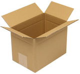 TRANSPAK Faltkarton 1-wellig Höhenrillung 200x130x150 mm braun – 50 Stück