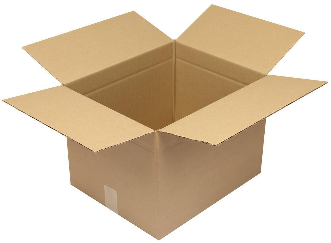TRANSPAK Faltkarton 1-wellig 400x250x150 mm Qualität 1.30 C braun – 25 Stück
