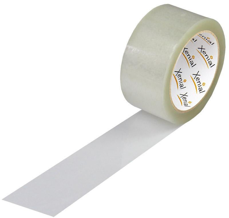 XENIAL Klebeband 48mm x 66m braun – Leise abrollendes PP Packband mit Acrylatkleber