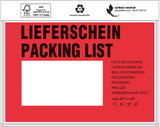 TRANSPAK Dokumententaschen Standard C6 175x118mm mit Lieferschein/Rechnung Aufdruck