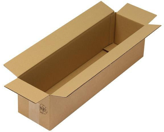 TRANSPAK Faltkarton 1-wellig 600x150x150 mm A1 Qualität 1.3C braun – 50 Stück