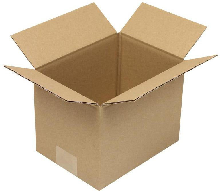 TRANSPAK Faltkarton 1-wellig Höhenrillung 200x130x150 mm braun – 50 Stück