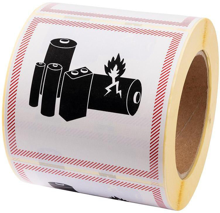 TRANSPAK Gefahrgut-Etiketten 100x100 mm Flammable Gas Kl. 2, 1.000 Stück