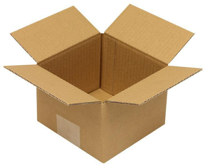 TRANSPAK Faltkarton 100x100x100mm 1-wellig braun – 50 Stück