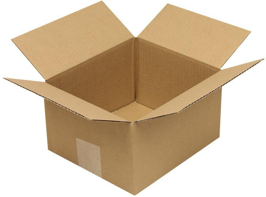 TRANSPAK Faltkarton 1-wellig Höhenrillung 200x130x150 mm braun – 50 Stück