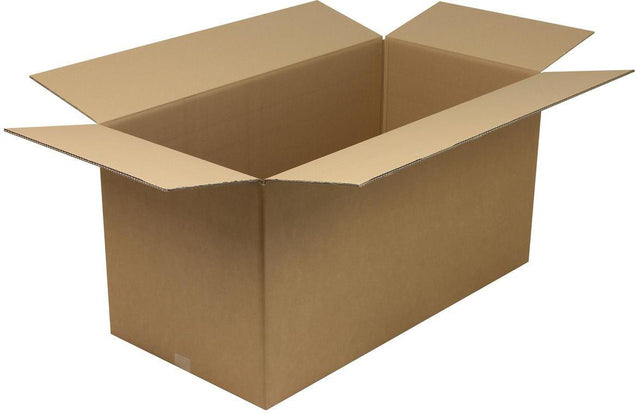 TRANSPAK Faltkarton 2-wellig 1000x500x500 mm Qualität 2.40BC braun – 15 Stück