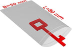 50 mm / 80 mm / 50µm