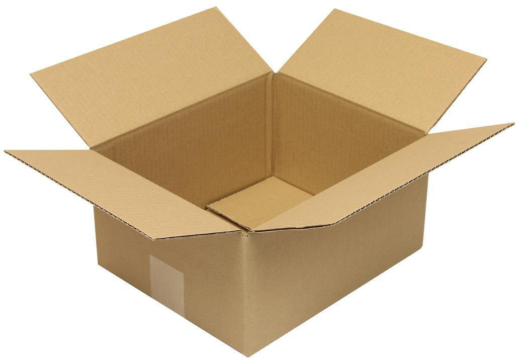 TRANSPAK Faltkarton 1-wellig Höhenrillung 200x130x150 mm braun – 50 Stück