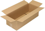 TRANSPAK Faltkarton 1-wellig 500x100x100 mm Qualität 1.20 B braun – 25 Stück