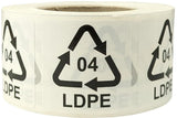 TRANSPAK Umweltetiketten für Italien 35x35mm, selbstklebend, 500 St./Rolle, 2er-Pack