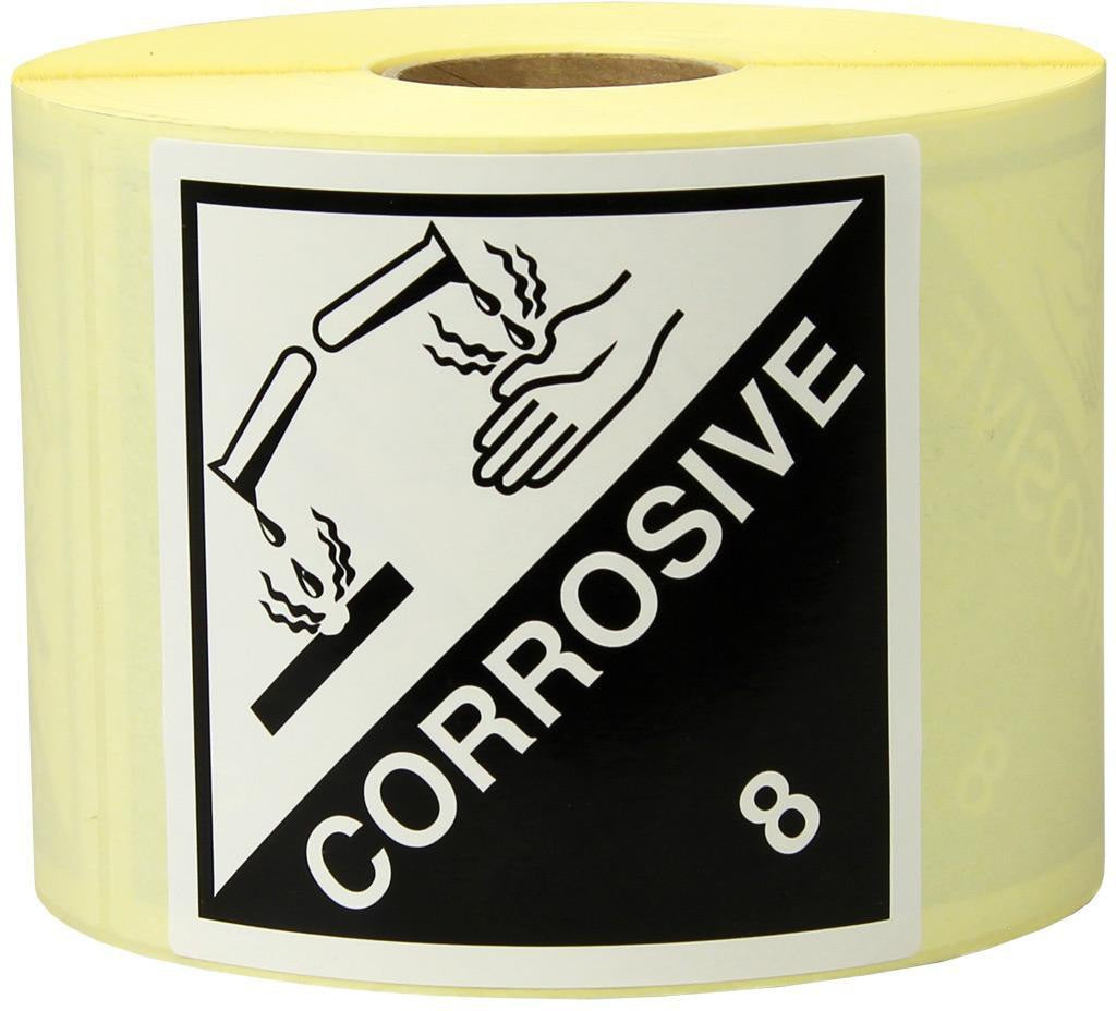 TRANSPAK Gefahrgut-Etiketten 100x100 mm Flammable Gas Kl. 2, 1.000 Stück