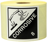 TRANSPAK Gefahrgut-Etiketten 100x100 mm Flammable Gas Kl. 2, 1.000 Stück