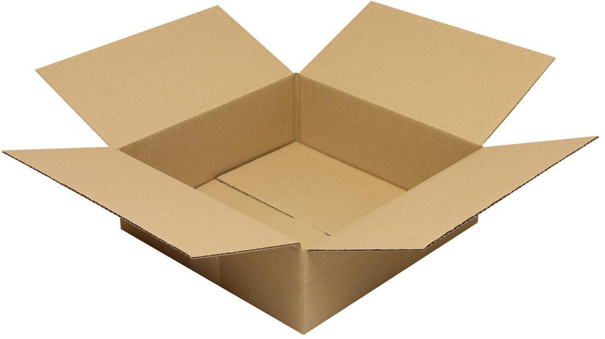 TRANSPAK Faltkarton 1-wellig Höhenrillung 300x200x200 mm braun – 25 Stück