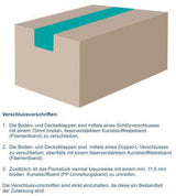 TRANSPAK Gefahrgutkarton 4-fach Zulassung 1-wellig 175x155x213mm 6l – 25 Stück