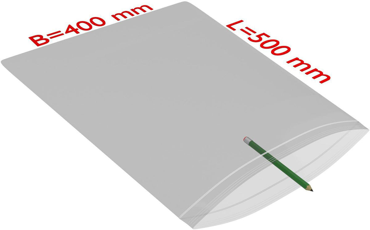 TRANSPAK Druckverschlussbeutel 100x100mm, 50µ PE transparent