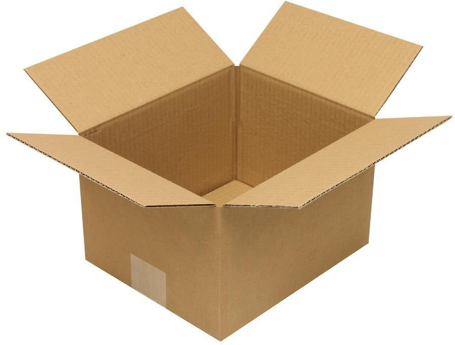 TRANSPAK Faltkarton 1-wellig Höhenrillung 200x130x150 mm braun – 50 Stück