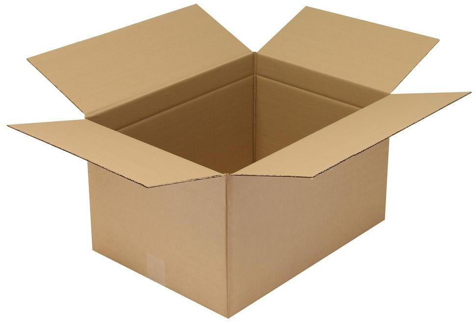 TRANSPAK Faltkarton 1-wellig 500x100x100 mm Qualität 1.20 B braun – 25 Stück