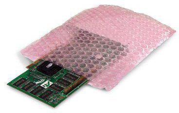 TRANSPAK Luftpolsterbeutel antistatisch 150x200mm 100µm rosa – 250 Stück