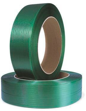 TRANSPAK Umreifungsband Polyester/PET grün geprägt 12,5 mm x 0,6 mm, 2500 m, Kern 406 mm