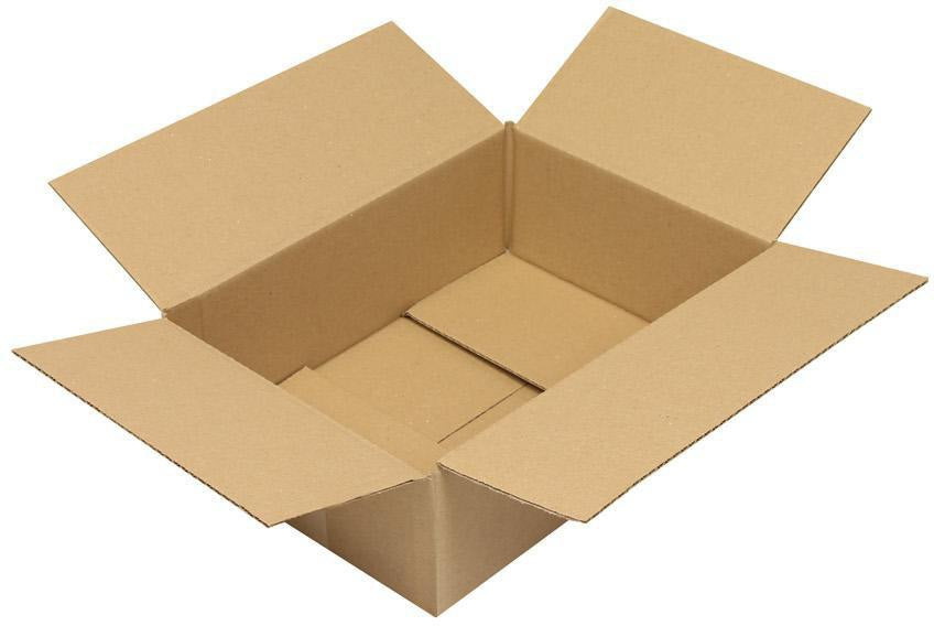 TRANSPAK Faltkarton 1-wellig Höhenrillung 300x200x200 mm braun – 25 Stück