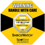 Shockwatch® 2 Schockindikator 75g Orange von TRANSPAK – Transportüberwachung für schwere Güter