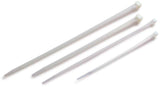 TRANSPAK Kabelbinder 140 x 3,6 mm weiß – 1000 Stück, 130 N Zugkraft