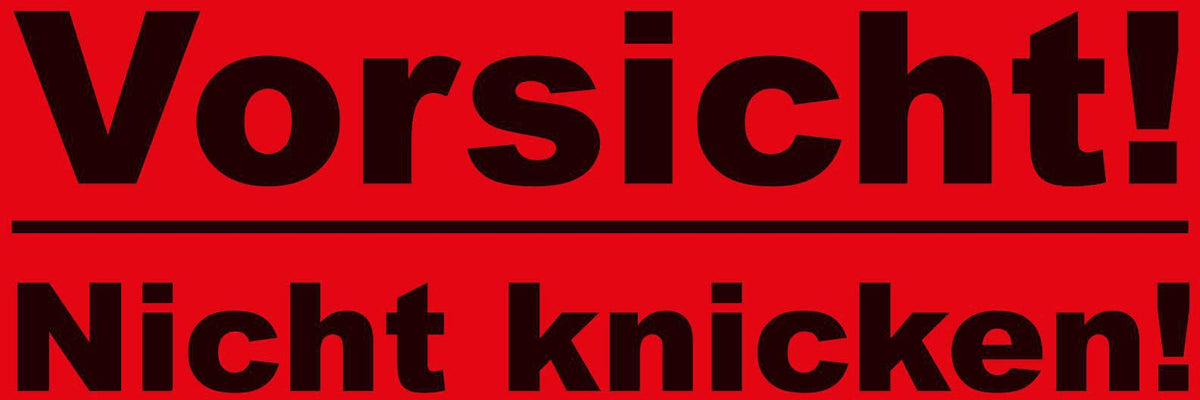 TRANSPAK Hinweisetikett Lieferschein innenliegend 145 x 70 mm rot 1000 Stück/Rolle
