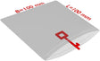 TRANSPAK Druckverschlussbeutel 100x100mm, 50µ PE transparent