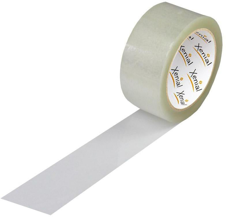XENIAL Klebeband 48mm x 66m braun – Leise abrollendes PP Packband mit Acrylatkleber