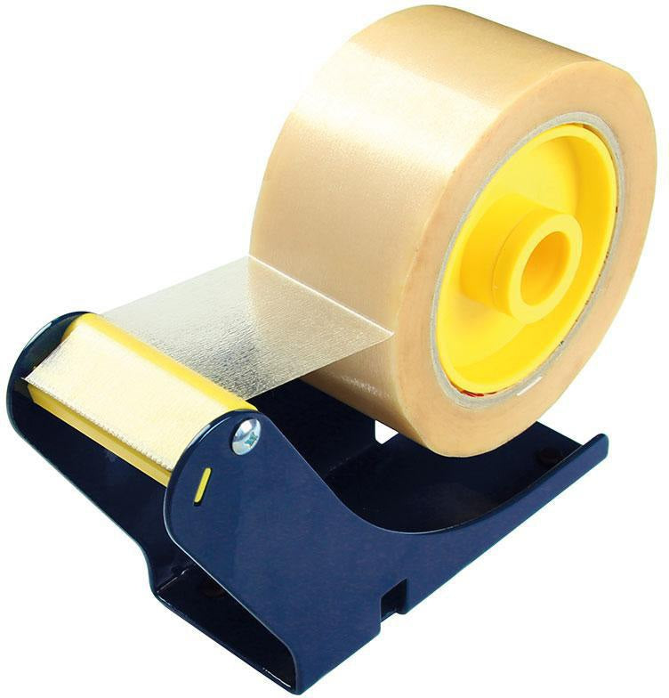 TRANSPAK Tischlabroller für Klebeband bis 50 mm Rollenbreite – Blau