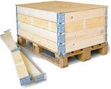 TRANSPAK Holzaufsatzrahmen für Europalette 1200x800x300 mm – faltbar, IPPC-ISPM-15