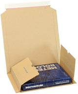 TRANSPAK Medienverpackung Multiwell B5 braun 270x185x20-60 mm mit Selbstklebeverschluss – 25 Stück